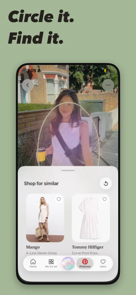 Array AI fashion virtual try-on mobile experience