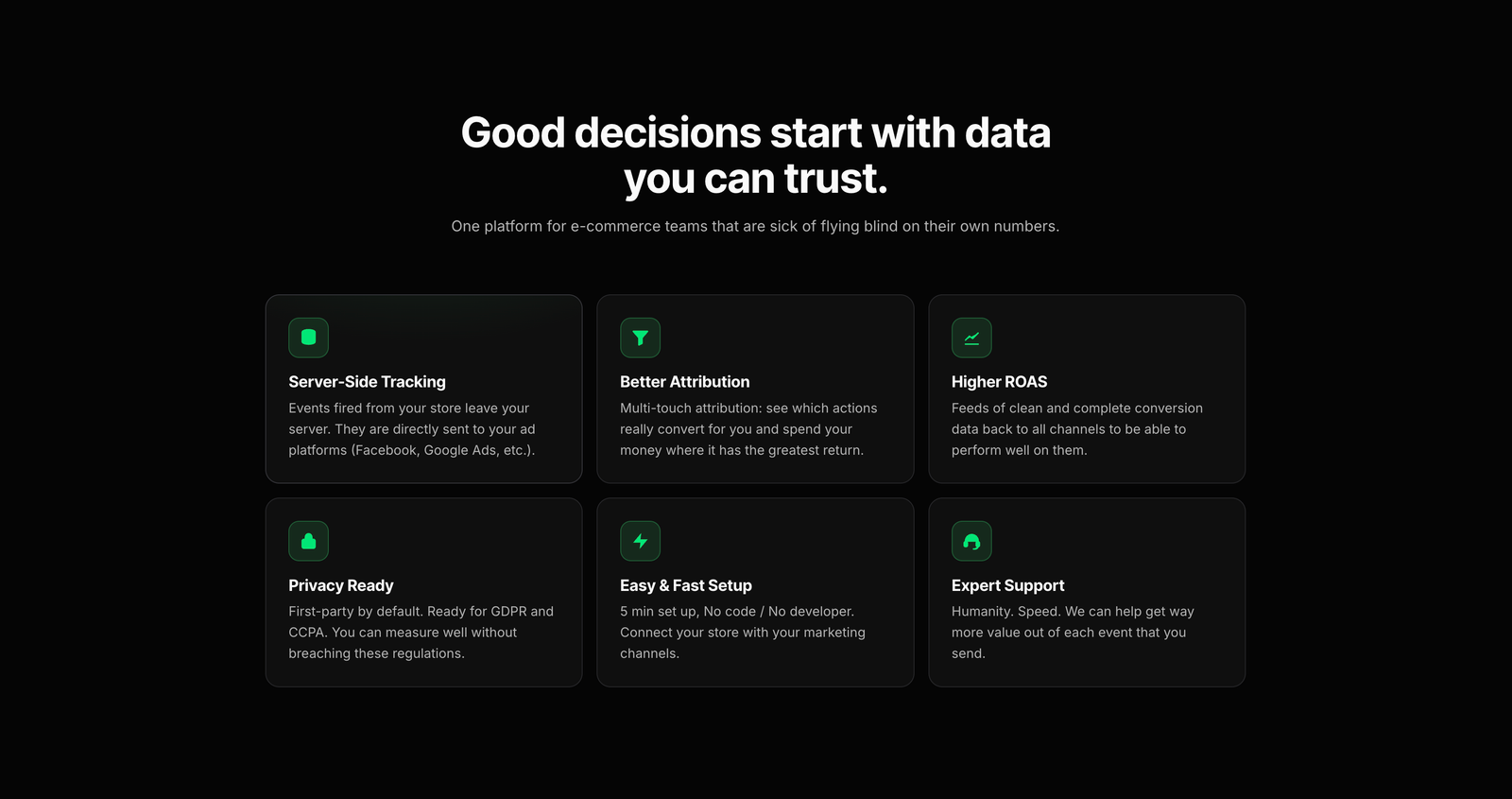 Trackity product features and benefits